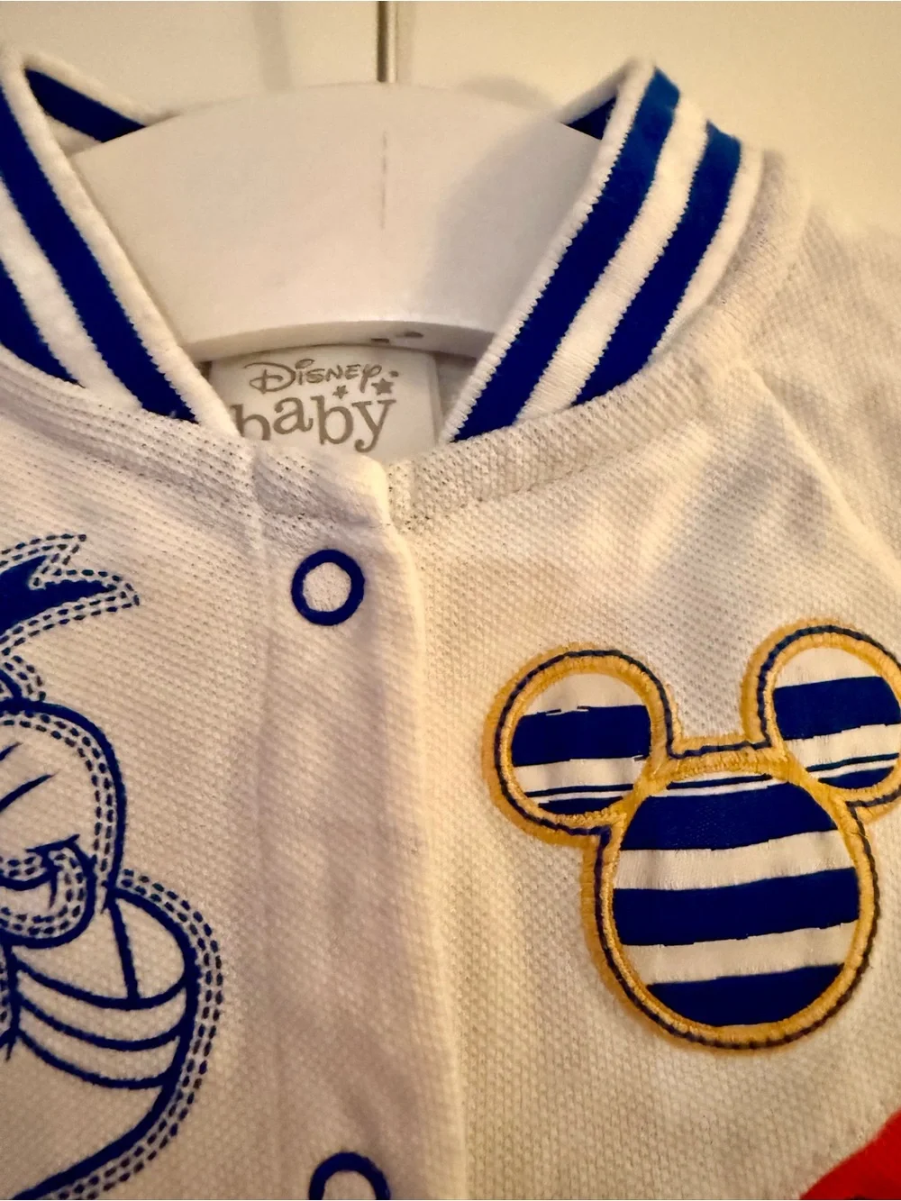 Disney Baby Mickey and Donald Romper Sz 6-9 Months